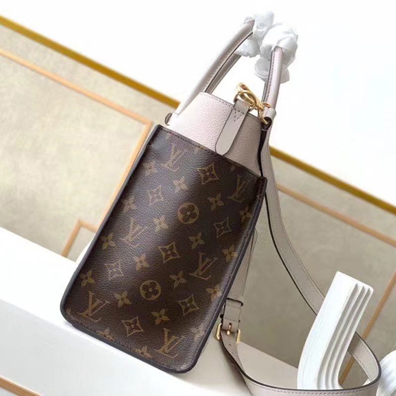 Louis Vuitton ON MY SIDE MM Tote Bag M58485 Greige